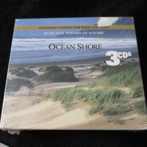 Ocean Shore Sounds Relaxing Set of 3 CD's NEW